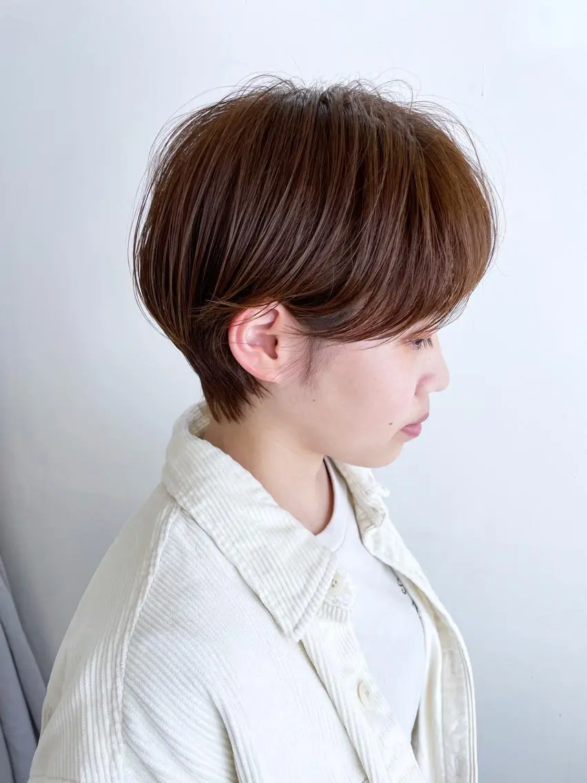 ショート カット ヘアカラー トリートメント 松田 光雄のヘアスタイル