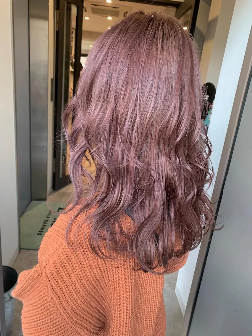 ロング カラー カット ヘアカラー 髪質改善will hairdesignのヘアスタイル