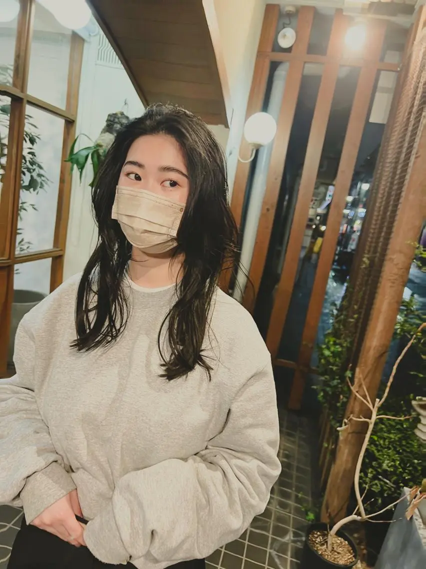 ロング パーマ つくばUtooe's 副店長　寺沢颯のヘアスタイル
