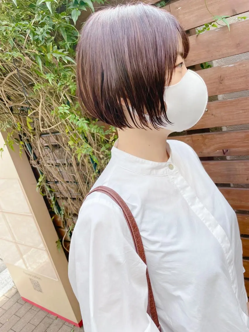 ショート カラー 大人女性ショート専門 tomodaのヘアスタイル