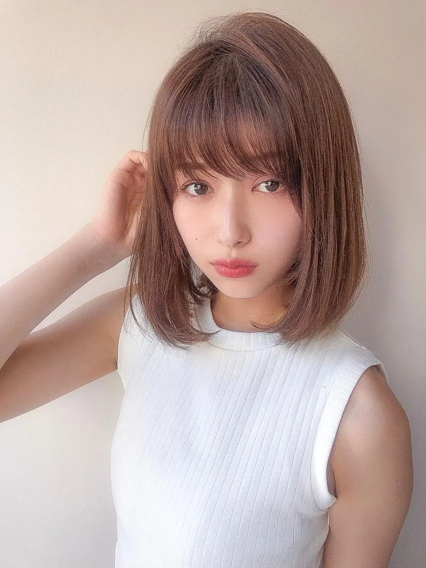 カラー 🌹ボブ/髪質改善 韓国ヘア🌹澤口龍成のヘアスタイル