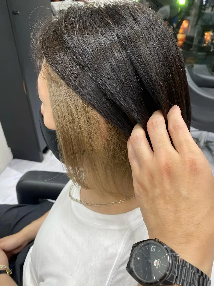 カラー Luce 杉本のヘアスタイル