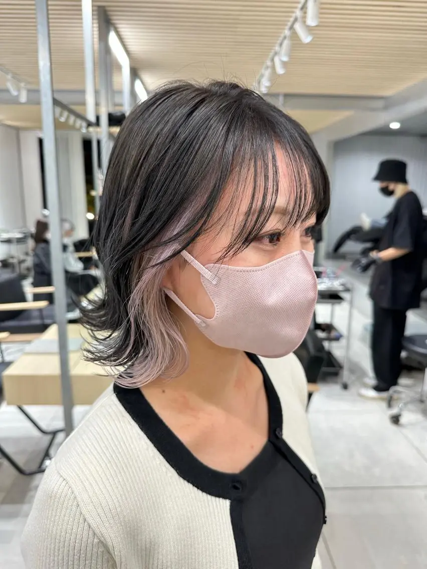 ショート カラー 爆美女製造機 レイヤーのプロのヘアスタイル