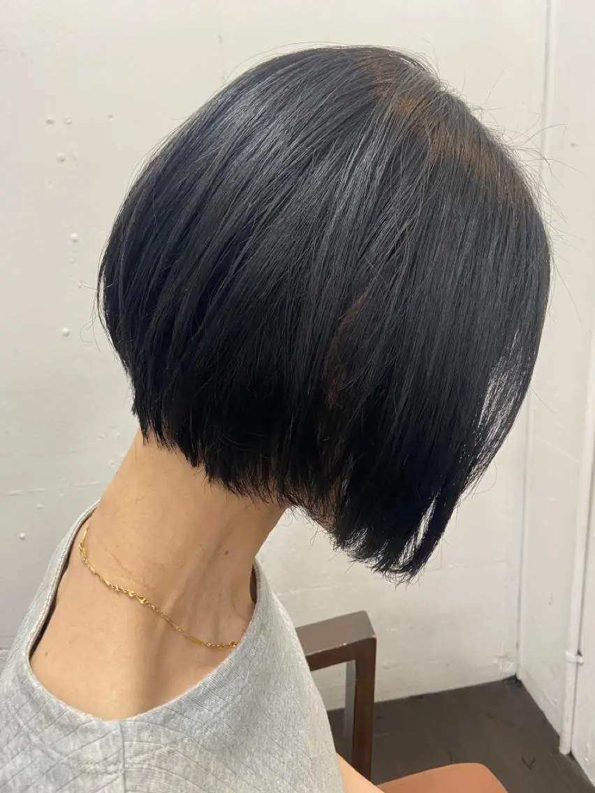 ショート カラー パーマ ヘアアレンジ メンズ キッズ ネイル マツエク・マツパ ボブ ショートヘア ショートネイル 久木原 ゆりのヘアスタイル