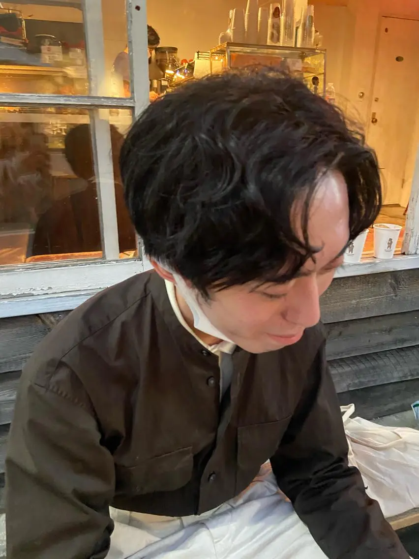 ショート パーマ カット ヘアカラー satsuki 暖色・ブラウンカラーのヘアスタイル