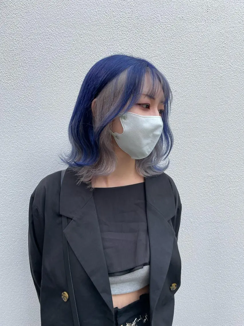 ショート 艶髪/Wカラー 蓮のヘアスタイル