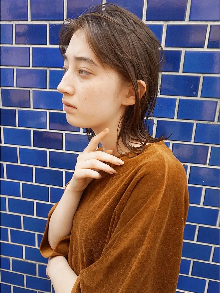 ショート カラー ボブ 外ハネヘア コジマ ダイスケのヘアスタイル