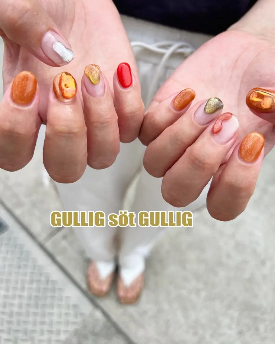 ネイル ハンドネイル フットネイル GULLIG söt GULLIGのネイルデザイン