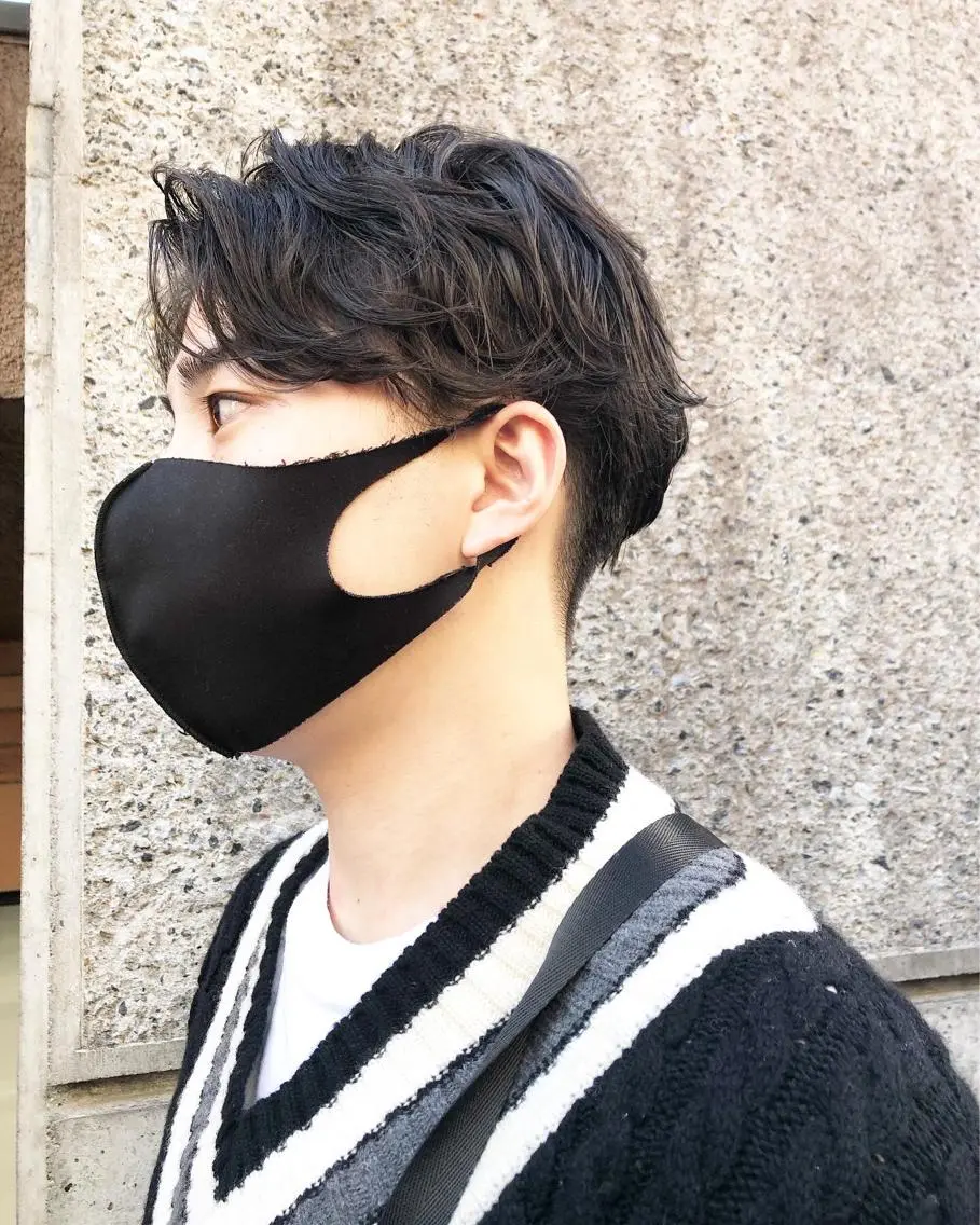 パーマ ヘアアレンジ メンズ カット パーマ トリートメント ヘアセット メンズ特化✂️栗原 侑也のヘアスタイル