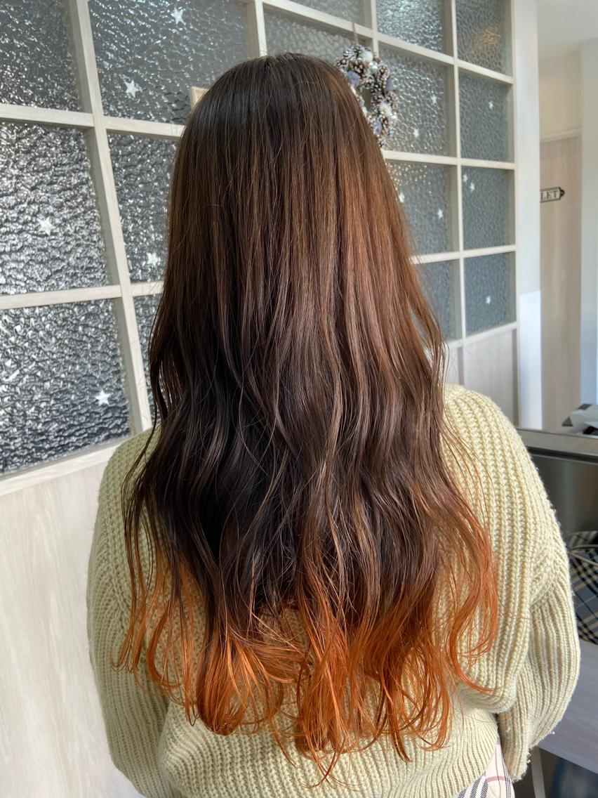ロング 植田 敬太のヘアスタイル