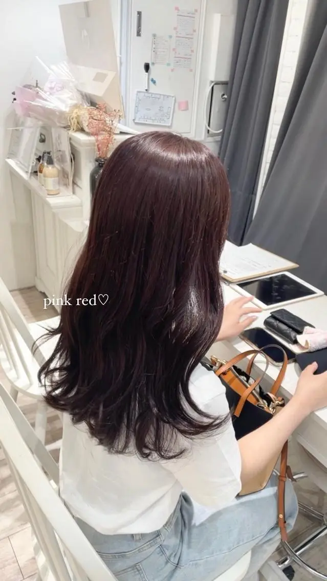 ロング Himawari♡ 柔らかいカラーのヘアスタイル