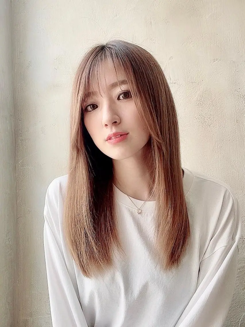 ロング パーマ 髪質改善 韓国風ヘア 縮毛矯正 トリートメント 酸熱トリートメント 美髪ヘッドスパ🫧 西山紗奈江💆‍♀️のヘアスタイル