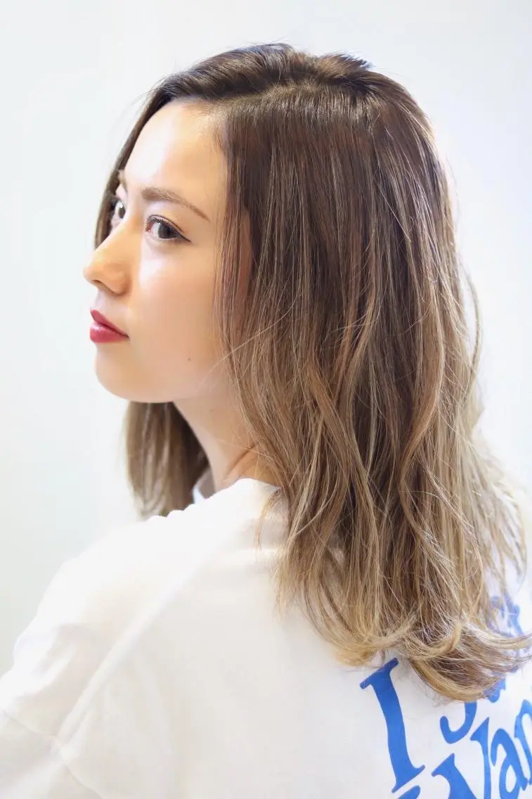 カラー ミディアム イルミナカラー カット ヘアカラー L.E.M 仙台のヘアスタイル