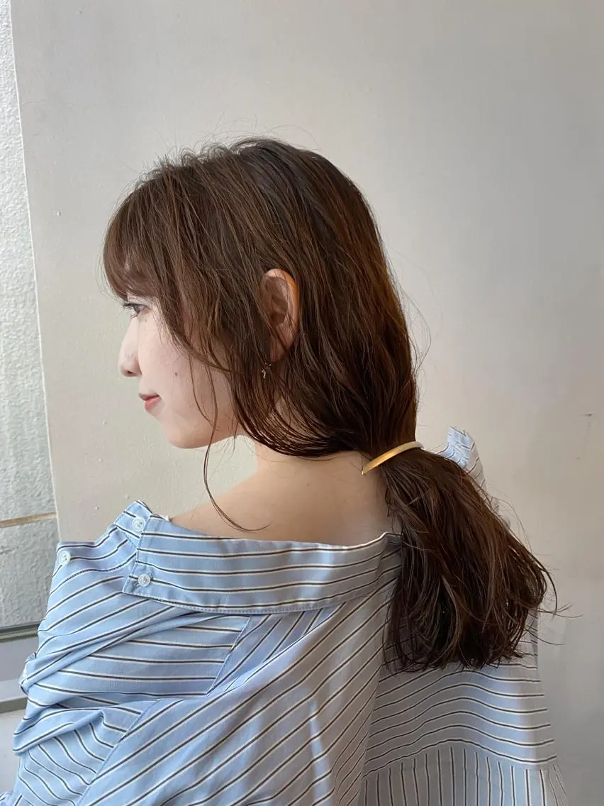 ロング パーマ ニュアンスパーマ 🌸透明感艶 カラー🌸Yuukiのヘアスタイル