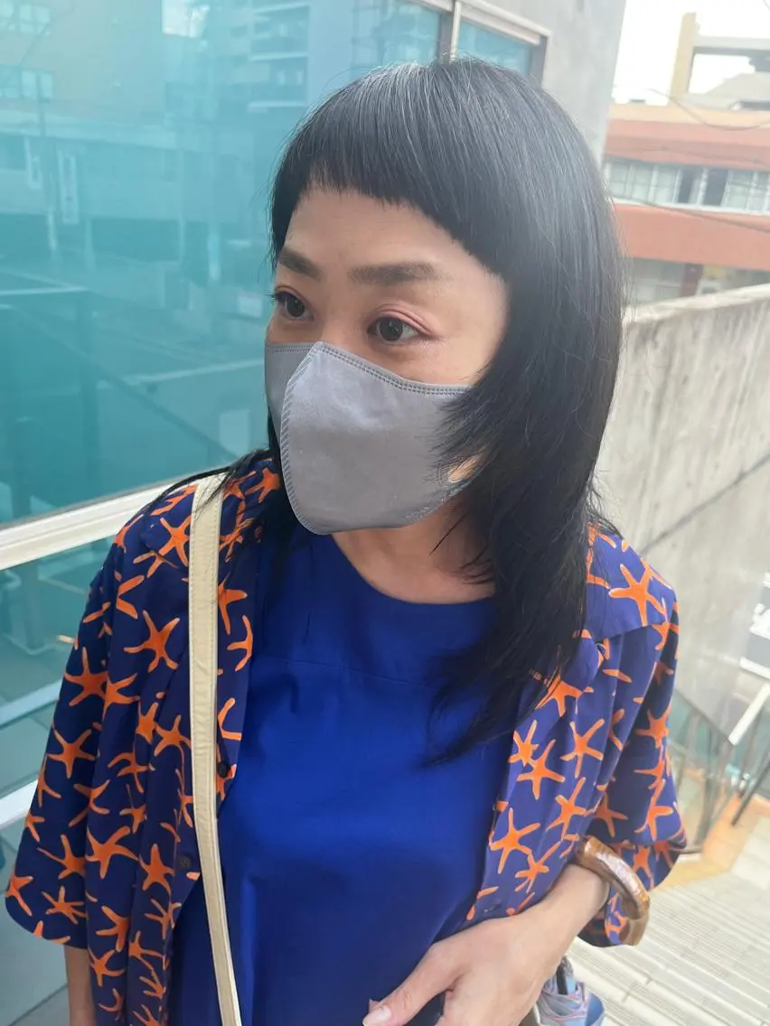 ロング カラー パーマ ヘアアレンジ メンズ キッズ ネイル マツエク・マツパ アイブロウ メンズパーマ ブラウンカラー ケアカラー 透明感カラー ピンクカラー 久木原 ゆりのヘアスタイル