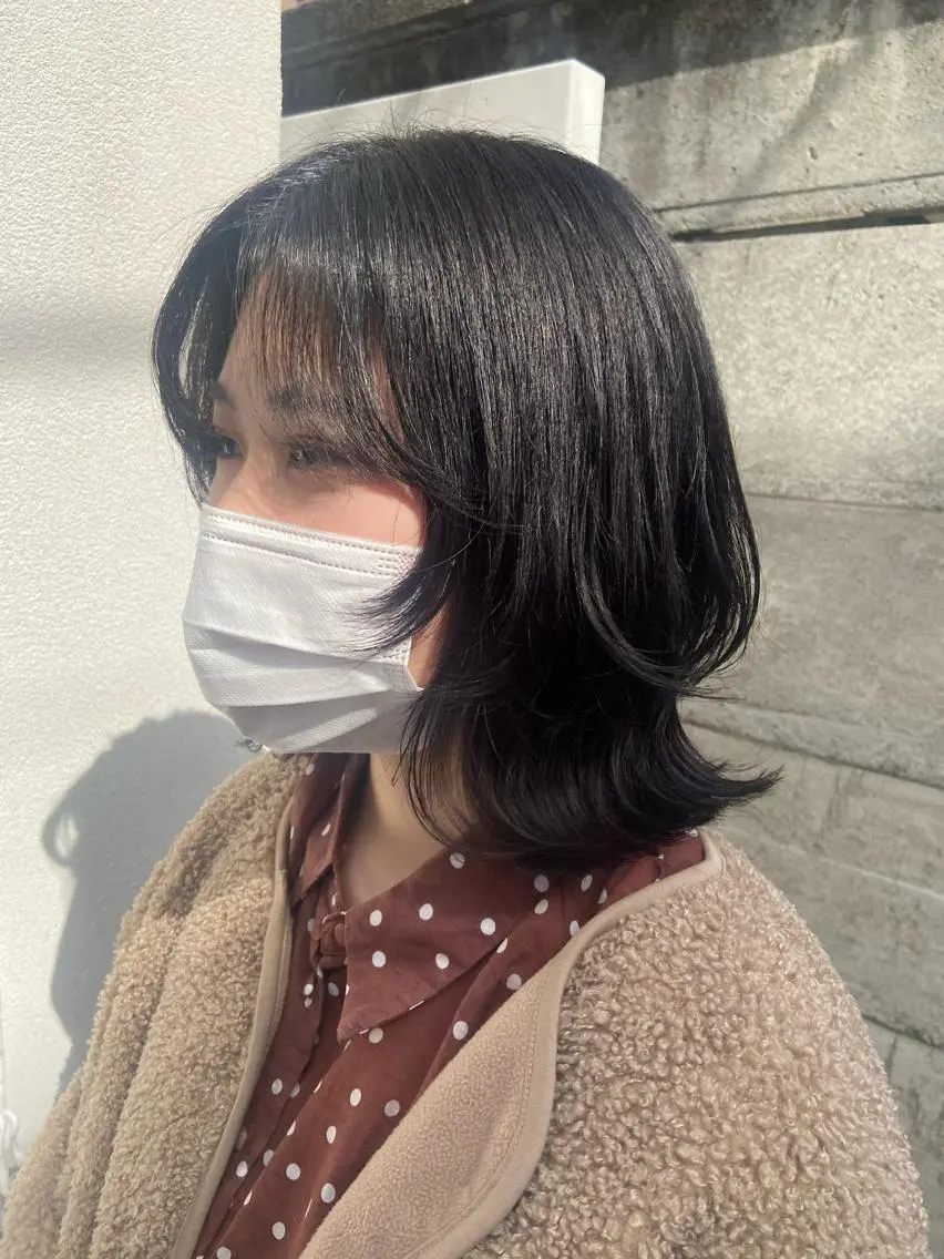 ミディアム ヘアアレンジ satsuki 暖色・ブラウンカラーのヘアスタイル