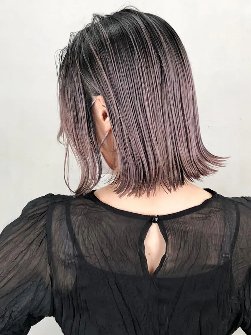 ミディアム カラー パーマ ヘアアレンジ ベージュカラー ITbyALBUM 浦和店のヘアスタイル