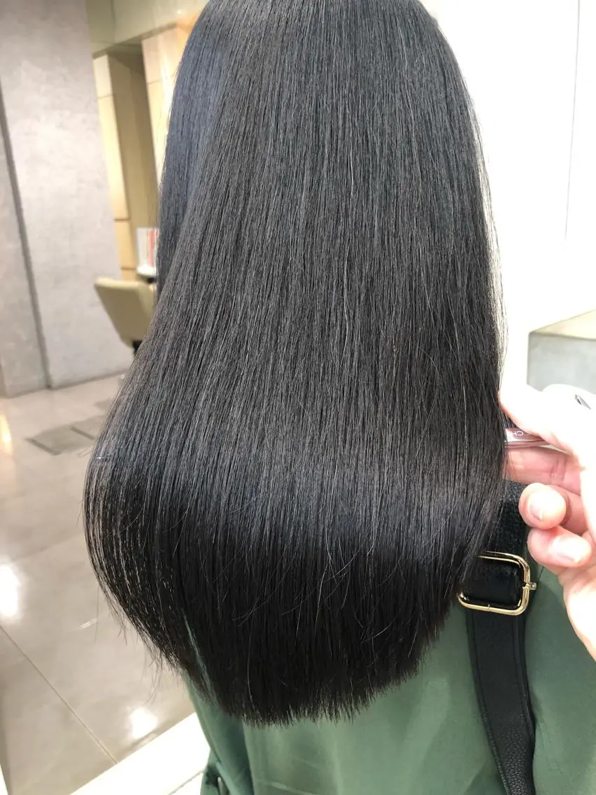 セミロング カット 縮毛矯正 トリートメント 【髪質改善特化･ 福田航洋】のヘアスタイル