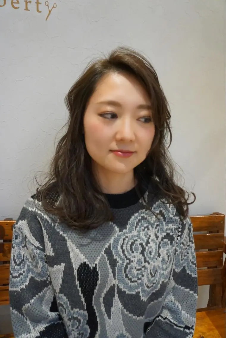 セミロング カラー 美容院 むぎのその他イメージ