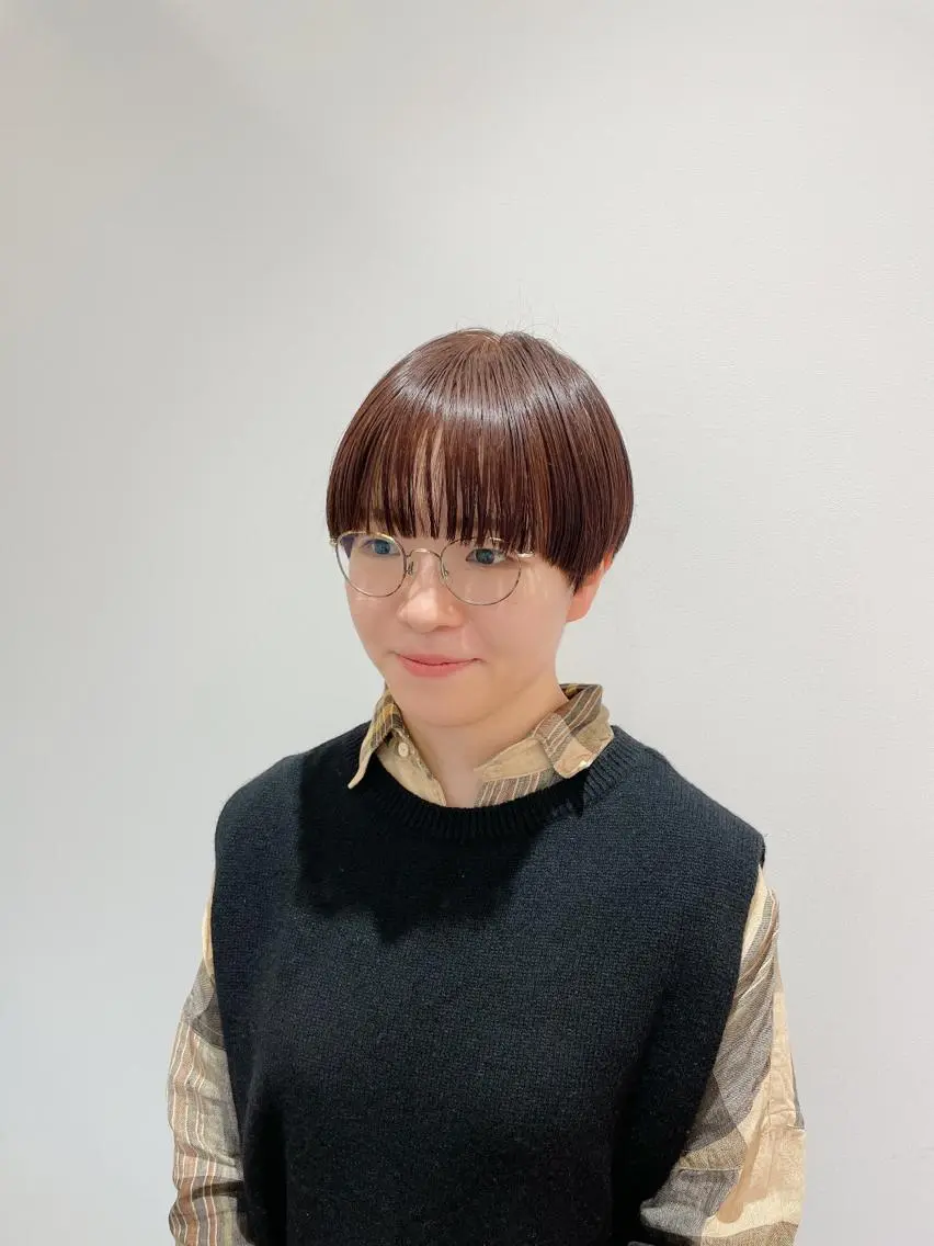 ショート ショートヘア カット ヘアカラー トリートメント ヘッドスパ コクブ アキヨのヘアスタイル