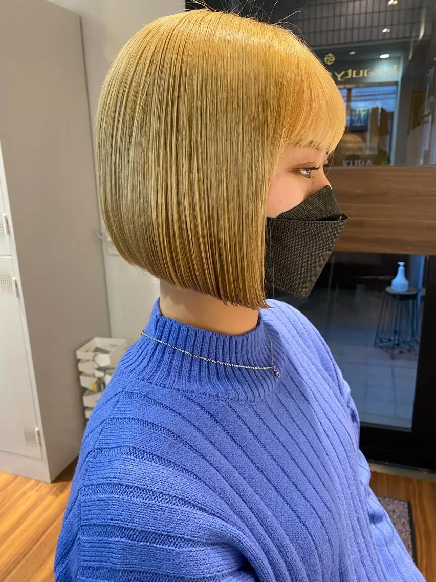 ショート カラー ヘアアレンジ MOE /Zina横浜2ndのヘアスタイル