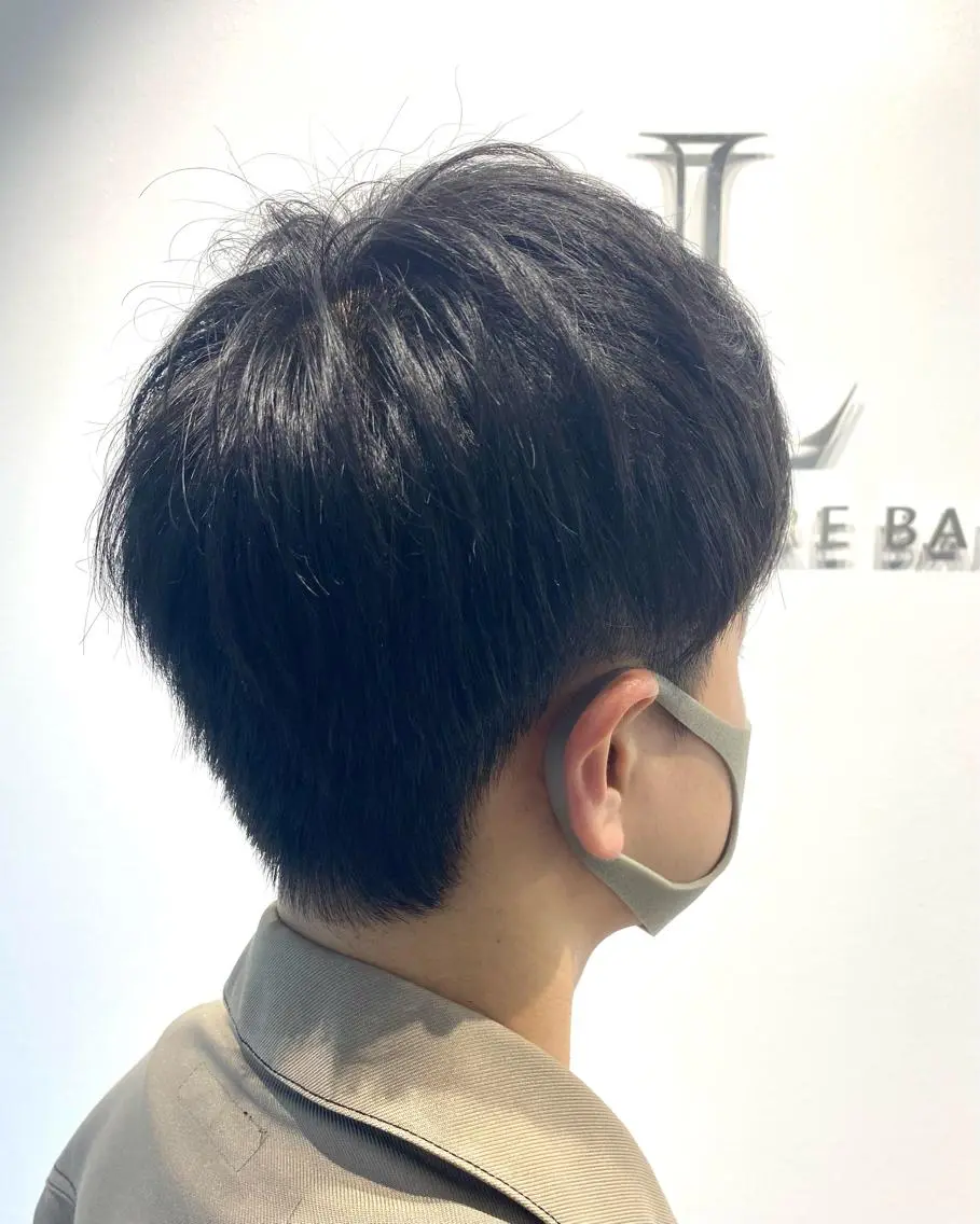 ショート メンズ フェードカット モヒカン マッシュ メンズショート ソフトモヒカン カット HANA ハナのヘアスタイル