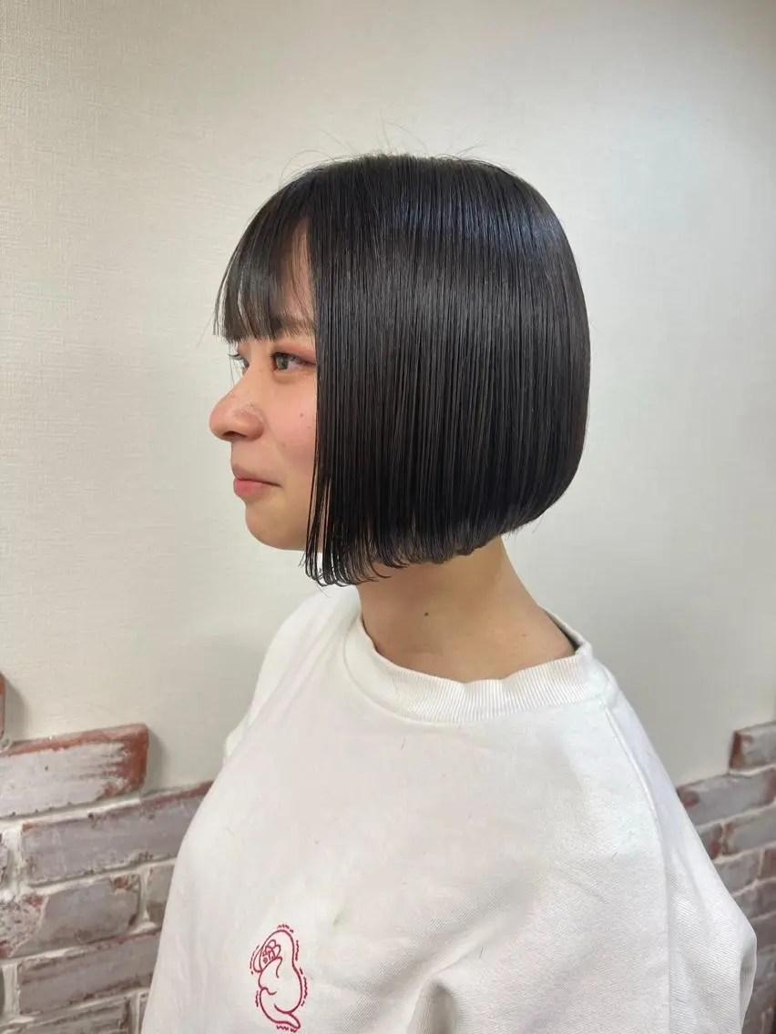 ショート アッシュ 髪質改善 【髪質改善特化】 新宿/縮毛矯正/セラのヘアスタイル