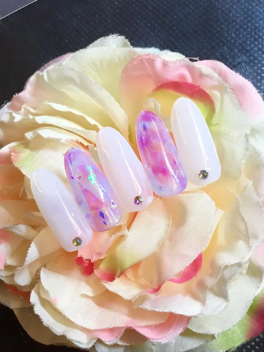 ネイル フットネイル ジェルネイル パラジェル 冬ネイル clover nailのネイルデザイン