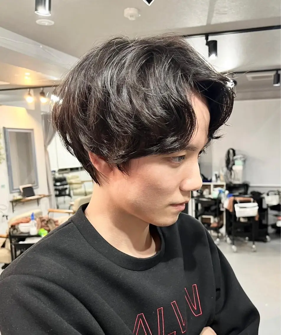 ショート カット パーマ トリートメント ヘッドスパ 艶髪/ハイトーン Sherryのヘアスタイル
