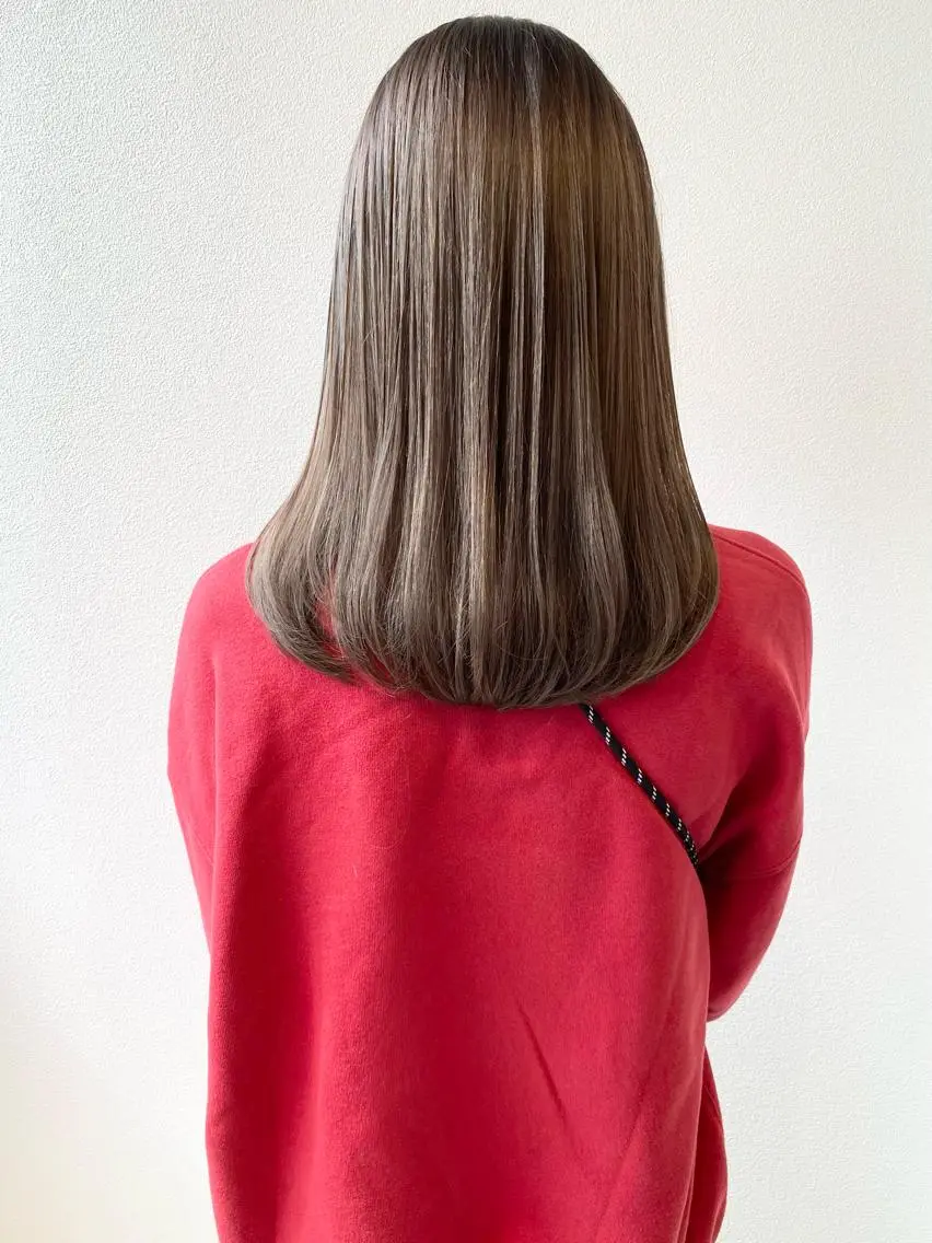 ロング カット ヘアカラー トリートメント MYRTLE TSUNODAのヘアスタイル
