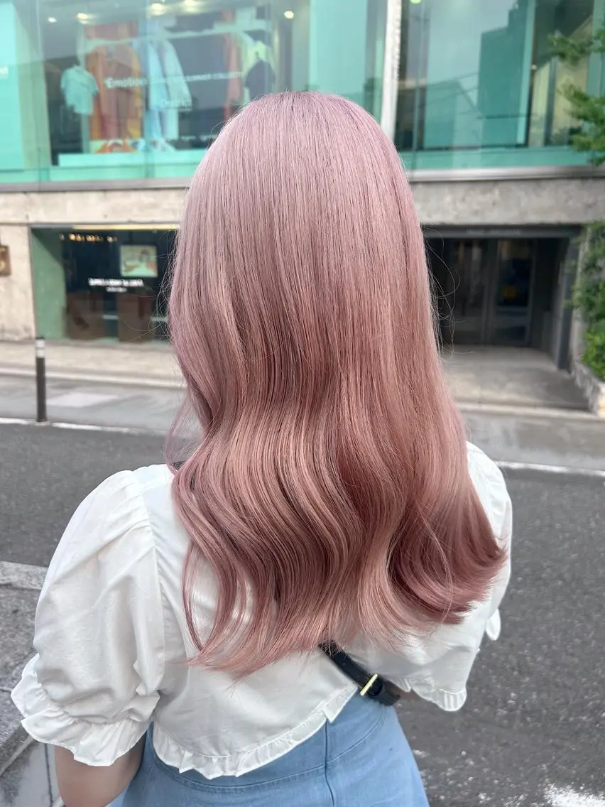 ミディアム カラー ヘアアレンジ カット ヘアカラー 💕ブリーチ/ヘアメ 🎀YUUKAのヘアスタイル