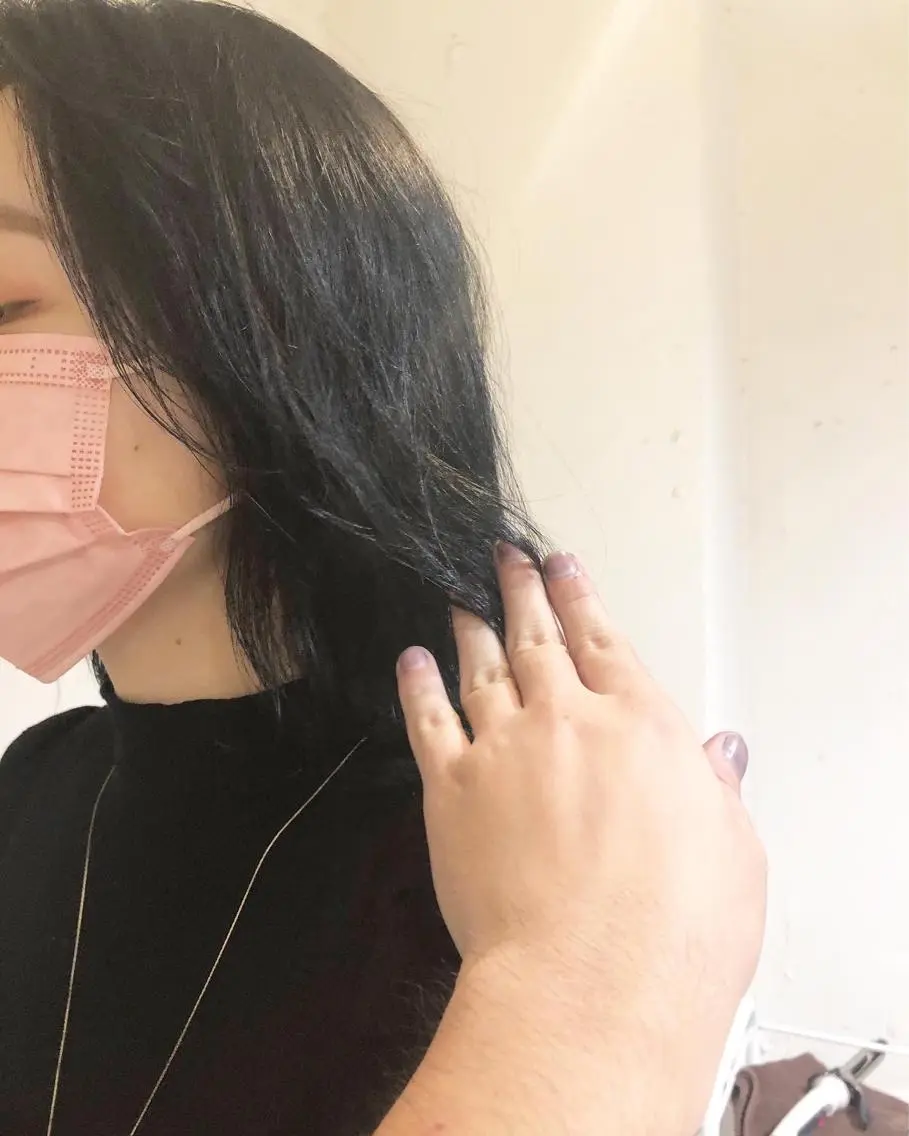 ミディアム カラー ヘアアレンジ ヘアカラー トリートメント メンズ特化✂️栗原 侑也のヘアスタイル