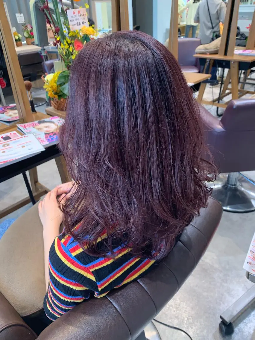 ロング カラー HAREru. モデル募集【戸塚】のヘアスタイル
