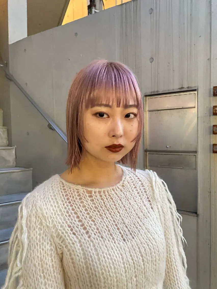 ショート カラー ヘアカラー トリートメント ヘアセット タカノ ノゾミのヘアスタイル