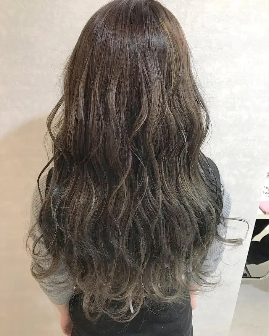 ロング カラー ハイライトカラー ハイライト 🧡色落ちまで2度 楽しめる🧡ヨシキのヘアスタイル