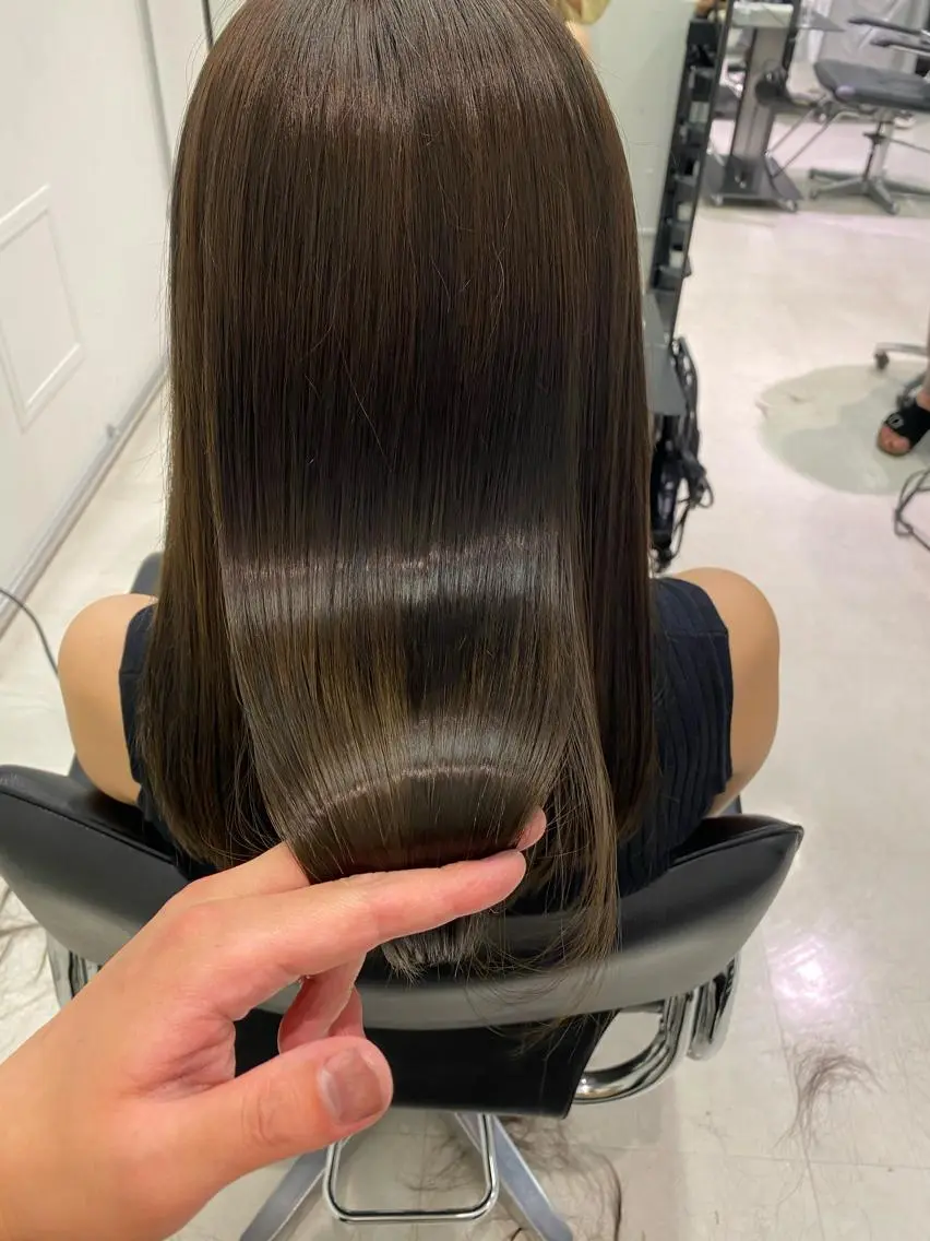 セミロング カラー トリートメント ヘアカラー トリートメント 似合わせ専門美容師 なかじまのヘアスタイル