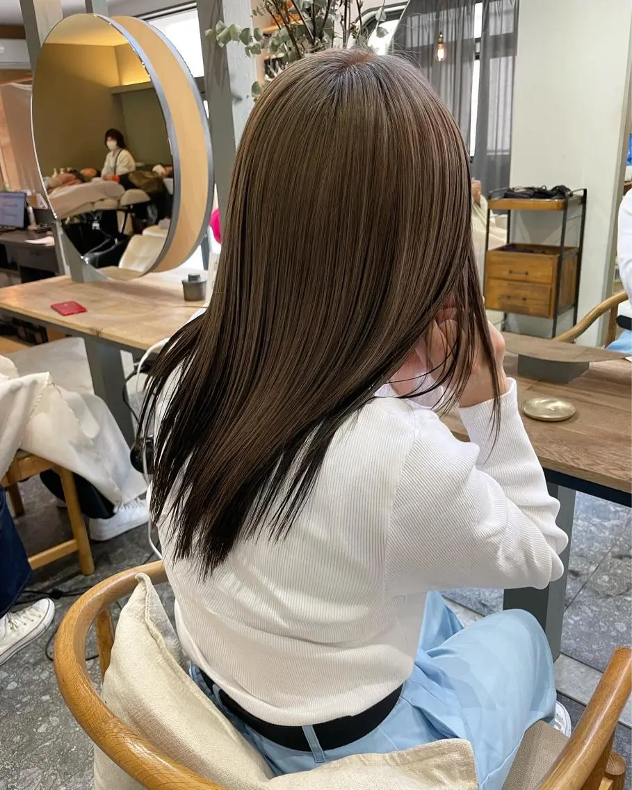 ロング カラー カット ヘアカラー 五十嵐 雄毅のヘアスタイル