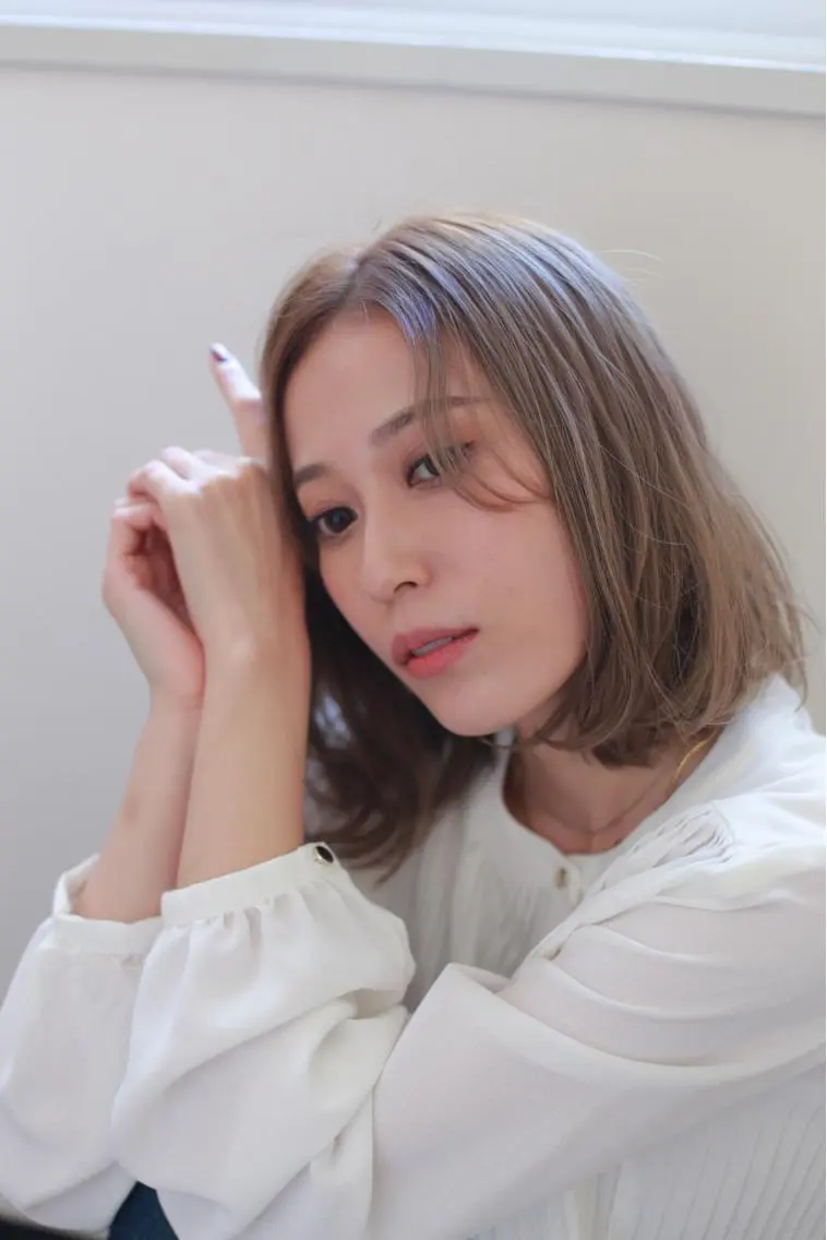 ミディアム 【ショート/ボブ 丸みショート】深萱のヘアスタイル