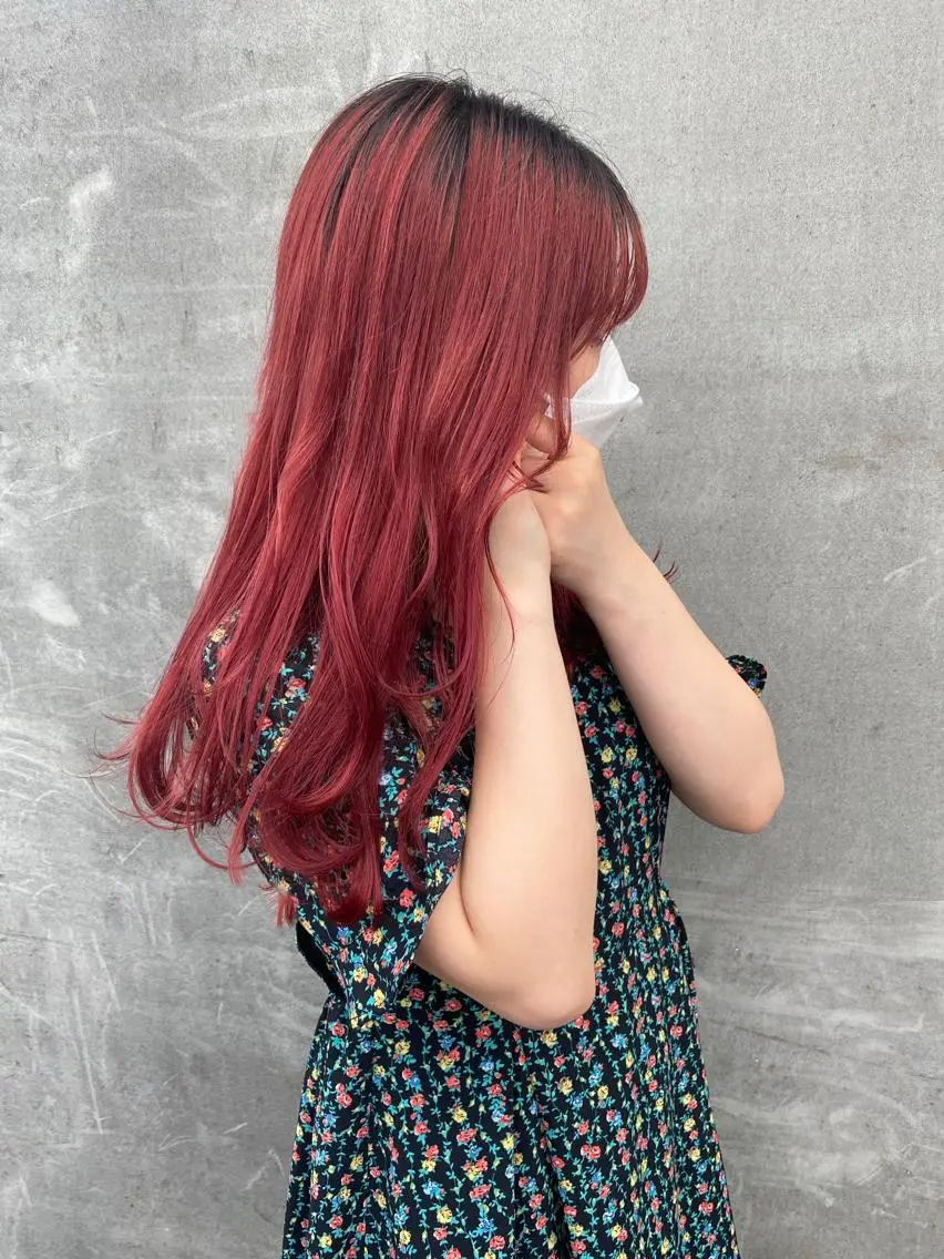 カラー 🧡色落ちまで2度 楽しめる🧡ヨシキのヘアスタイル