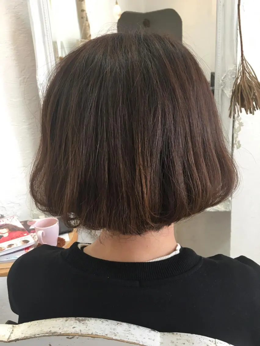 ショート 伸ばしかけ fio マナミのヘアスタイル