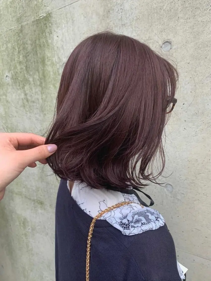 ミディアム カット ヘアカラー 佐藤 将斗のヘアスタイル