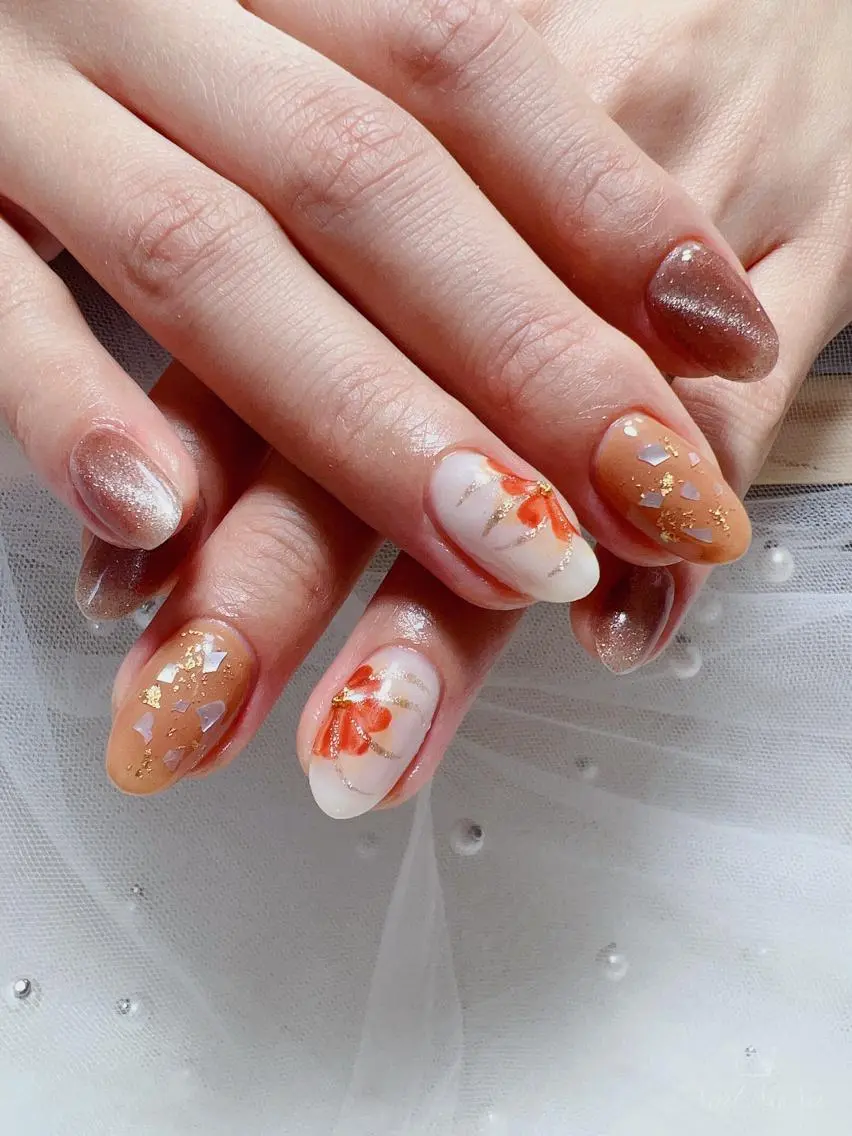 ショート カラー ネイル ハンドネイル Nail NaNaのネイルデザイン
