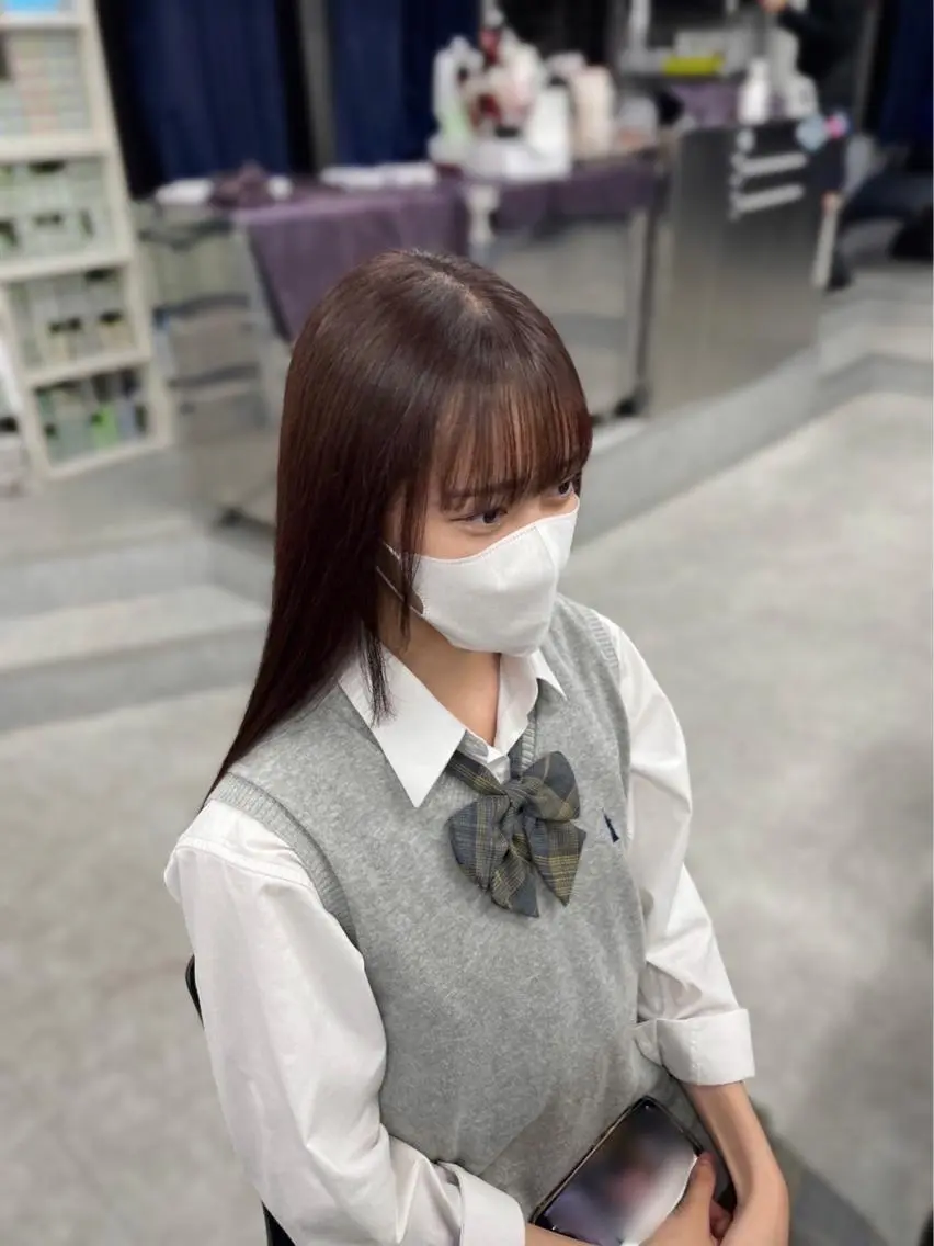 ロング カラー ブラウンカラー ピンクカラー ピンクブラウン 髪質改善 トリートメント 表参道♡暗髪♡ 艶カラー♡アユミのヘアスタイル