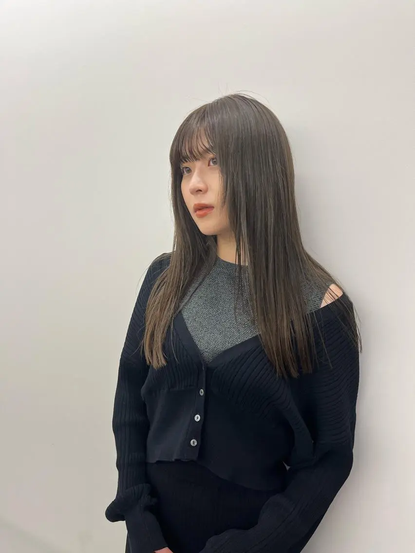ロング ヘアカラー トリートメント 韓国好き🇰🇷 美容師MIKUのヘアスタイル