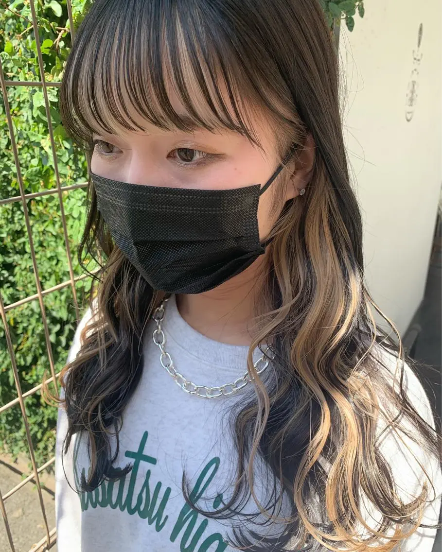 セミロング カラー ベージュカラー スダユーヤ 💫推しカラーウルフのヘアスタイル