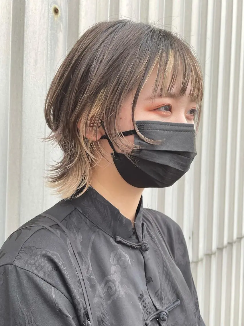 ショート ショートヘア ウルフカット 加藤 佑哉のヘアスタイル
