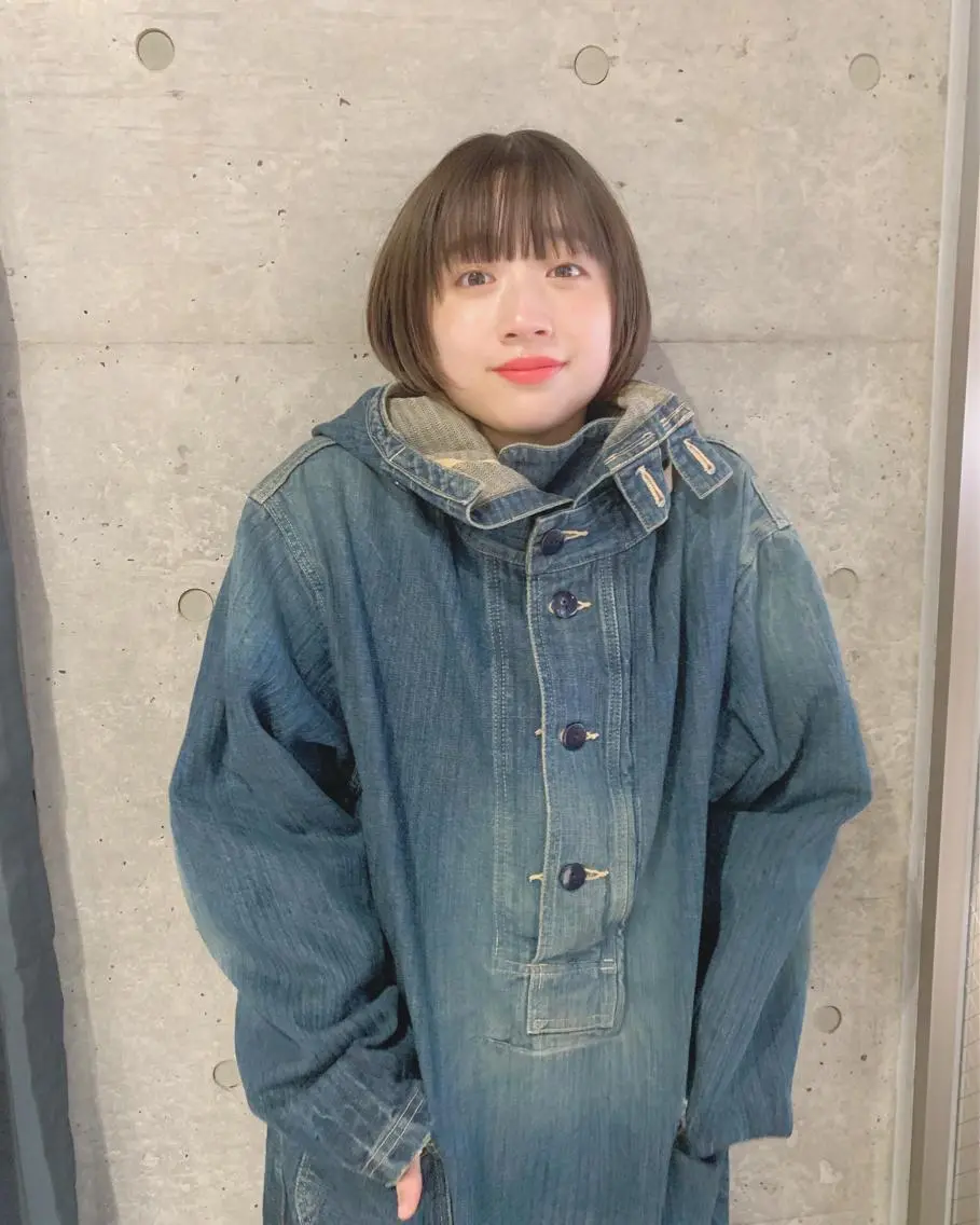 ショート カラー ボブパーマコテ巻き風 パーマNo1深江秀平のヘアスタイル