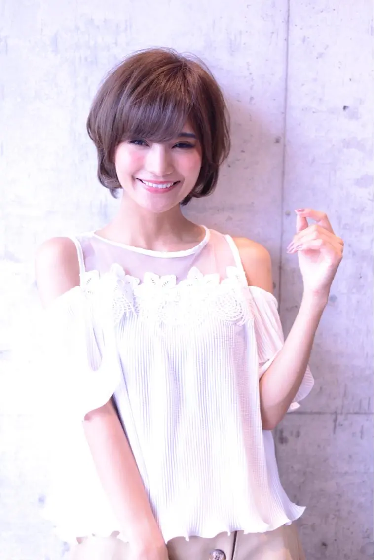 ショート ショートヘア LOMA🇰🇷 銀座クボタのヘアスタイル