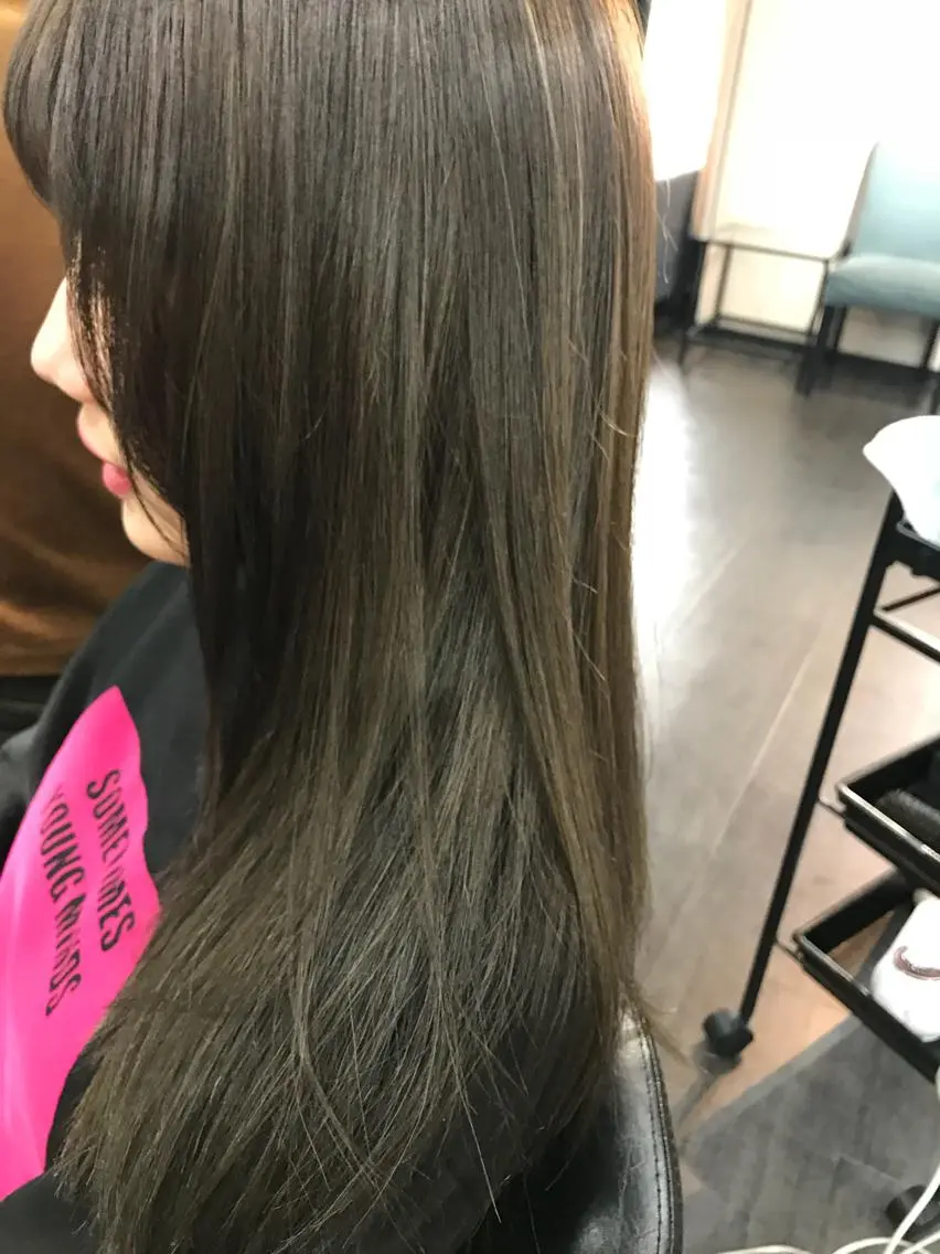 ロング カラー ハイライト/髪質改善 ans/黒木 和大のヘアスタイル