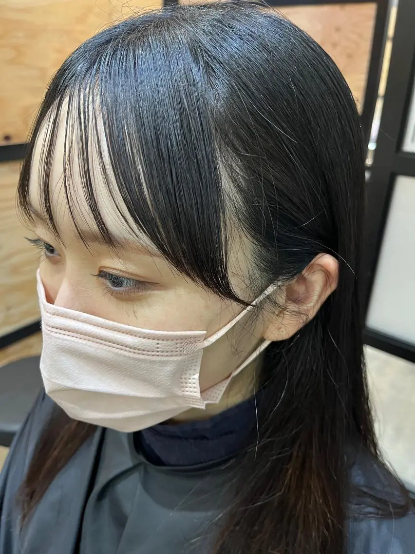 ミディアム カラー パーマ ヘアアレンジ メンズ キッズ ネイル アイブロウ ミディアムパーマ メンズパーマ ブラウンカラー ケアカラー 透明感カラー 久木原 ゆりのヘアスタイル